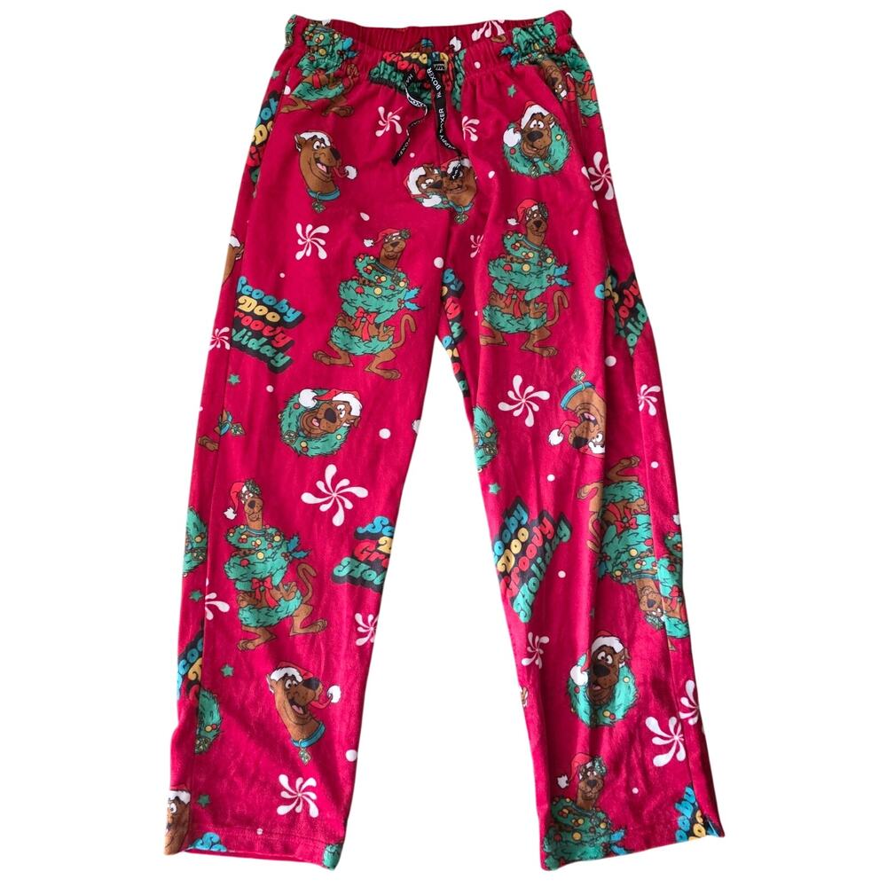 Happy Boxer Women's Scooby Doo Holiday Pajama Pants Sz Small